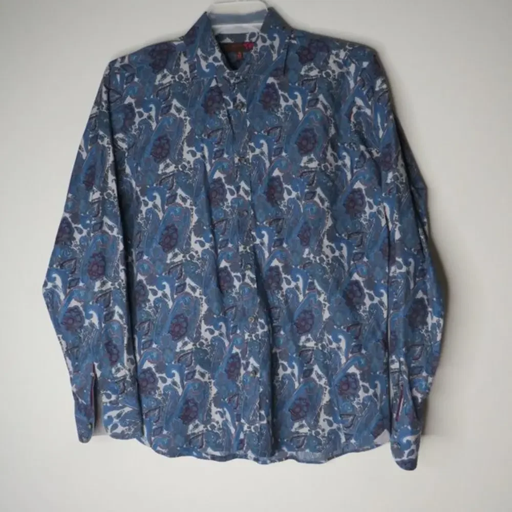 Ted Baker paisley button front shirt